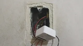 Instalando Mini Interruptor Inteligente WIFI Aubess na Prática