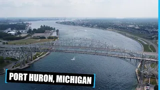 Michigan's Largest City Off Of Lake Huron: Port Huron, Michigan.
