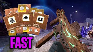 MW3 Zombies - FASTEST Way To Get ALL NEW RARE Classified Schematics & AQUISITIONS SOLO