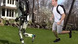 Atlas Robot VS Man | Getting some air, Atlas? Parody