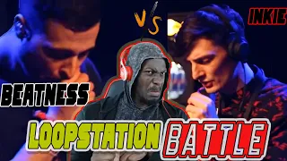 THE MOMENT WE'VE ALL BEEN WAITING FOR | BEATNESS VS INKIE 2018 LOOPSTATION | REACTION