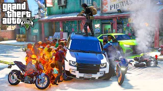 GTA 5 : ZOMBIE OUTBREAK!! THE END OF LOS SANTOS | DUKE 390, 250 | WEB SERIES മലയാളം #410