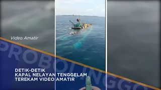 Detik detik Kapal Nelayan Tenggelam Terekam Video Amatir