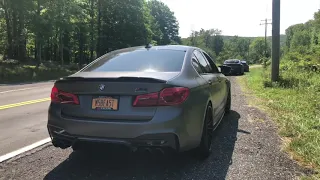 BMW M5 Competition Akrapovič Exhaust