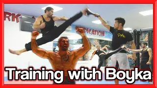 Training with Boyka (Scott Adkins) | Crazy Kicks & Flips | Part 2