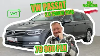 Volkswagen Passat B8 Variant 2.0 TDI 190KM 2016’ Highline Automat SalonPL VAT23 79 900 PLN