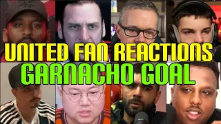 UNITED FANS REACTION TO THE GARNACHO GOAL | FANS CHANNEL