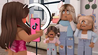 My Daughter Goes VIRAL ON TIKTOK! *SHES SECRETLY FAMOUS...CAUGHT?* W/VOICE! Roblox Bloxburg Roleplay