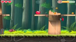 Red Ball 4 : Deep Forest - Level 26 - Walkthrough {Gameplay / HD}