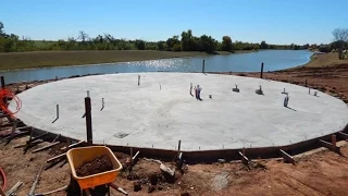 Bray Geodesic Dome. Marlow, OK. Foundation work