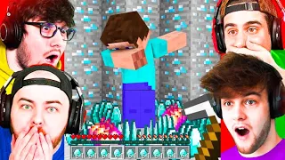 TOP 10 LUCKIEST MINECRAFT MOMENTS (Reaction)