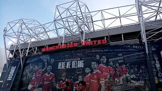 outside Old Trafford Manchester United V Villarreal Champions League 29/9 /2021 #vivaronaldo #mufc