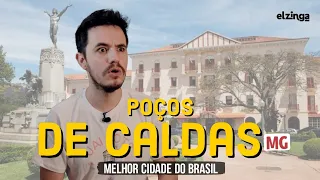 Why is POÇOS DE CALDAS MG the BEST CITY in Brazil?