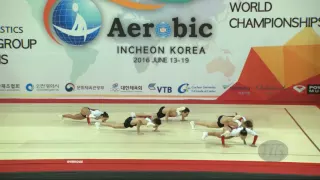 France  (FRA) - 2016 Aerobic Worlds, Incheon (KOR) - Qualifications Group