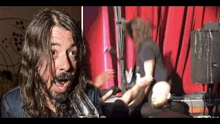 Dave Grohl Falls Off Stage 3 Times