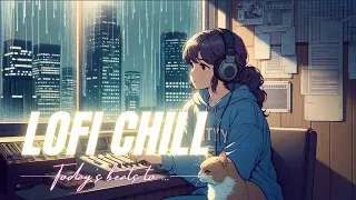 Lo-fi City Pop Chill Rainy 🎼 beats to relax / healing / study to