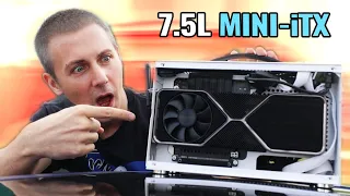 Fitting an i9-12900K and RTX 3080 Ti in a 7.5L Mini-iTX Gaming PC 😲