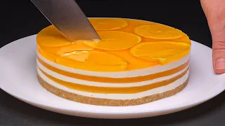 HIT this SPRING! No-bake orange cake! Melts in your mouth