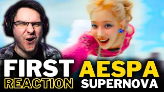 NON K-POP FAN REACTS TO AESPA 에스파 For The FIRST TIME! | 'SUPERNOVA' MV REACTION