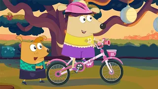Bicycle | Educational Videos | Kids Cartoons | DOG FAMILY