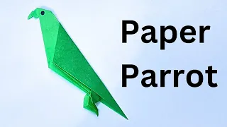 Origami Paper Parrot | How To Make A Pape Bird