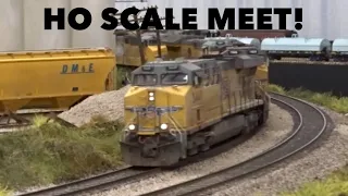 Union Pacific Meet in HO Scale