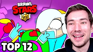 TOP 12 BRAWL STARS ANIMATION VIDEOS! 😂