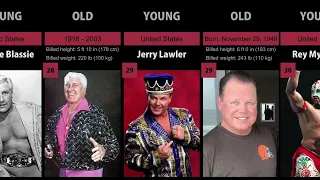 50 Greatest WWE Superstars ★ Young and Old ★ Then and Now