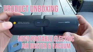 Hoto Portable Electric Air Duster & Vaccum | Unboxing and Review