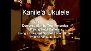 Troy Fernandez Hawaiian Style Ukulele with Kanile'a Ukuleles