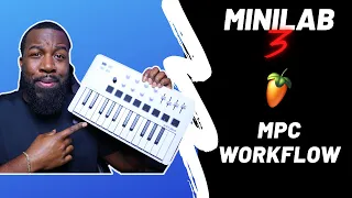 How to Setup MiniLab 3 with FL Studio MIDI Template | Sync Your Drum Pads | MPC Workflow | No FPC