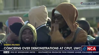 Concerns over demonstrations at CPUT, UWC