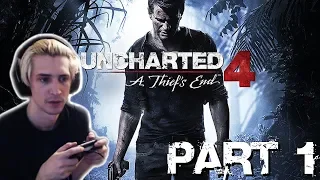 xQc Plays Uncharted 4: A Thief's End with Chat! | Part 1