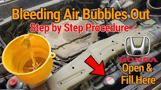 V7: Honda Pilot 3.5L Easy D.i.Y. Purging Out Air Bubbles in the Coolant System.