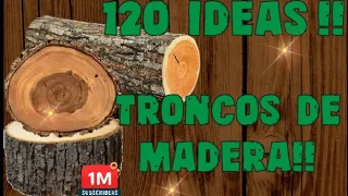 Tomé Troncos Secos y realicé todos estos Proyectos !120 Ideas de Bricolaje¡