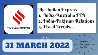 31st March 2022 | Gargi Classes The Indian Express & The Hindu Editorial Analysis | Rajani Kant Lata