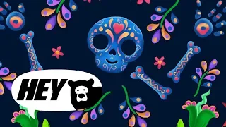 Hey Bear Sensory - Halloween Party - Spooky Fun video with music and animation