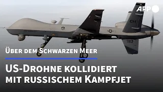 US-Drohne prallt mit russischem Kampfjet zusammen | AFP