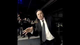 Closeup drone video from Tesla Instagram of Elon Musk dancing at Giga Berlin’s opening.