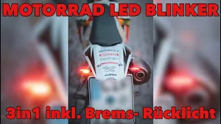 Motorrad LED Blinker / Blinker mit Brems- und Rücklicht
