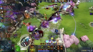 Og.Topson dives in Newbee fountain in main event Ti9 game1