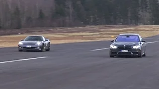 700HP BMW M5 F10 vs Corvette C7 vs Nissan GT-R R35 vs VW Golf 2