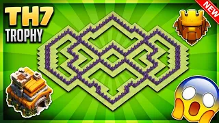 BRAND NEW BEST TOWN HALL 7 (TH7) TROPHY/DEFENSE BASE DESIGN 2018- Clash Of Clans