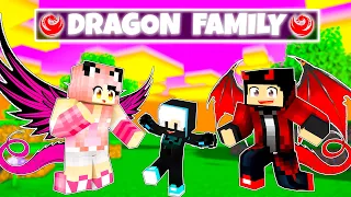 Adopted By DRAGON FAMILY In Minecraft (Hindi)