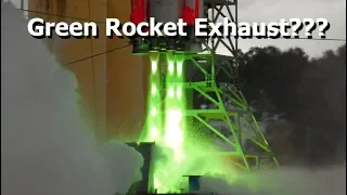 The Story Behind This Green Rocket Exhaust