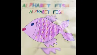 Alphabet tlm for primary teachers and Kids / Alphabet fish / Easy alphabet craft / tlm for kids