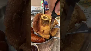 Crispy pork knuckle