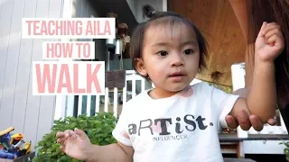 Teaching Our Toddler to Walk | April's Beautiful Mess