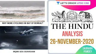 26-November-2020 | The Hindu Newspaper Analysis | Current Affairs for UPSC CSE/IAS | Saurabh Pandey