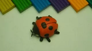 Ladybug from clay